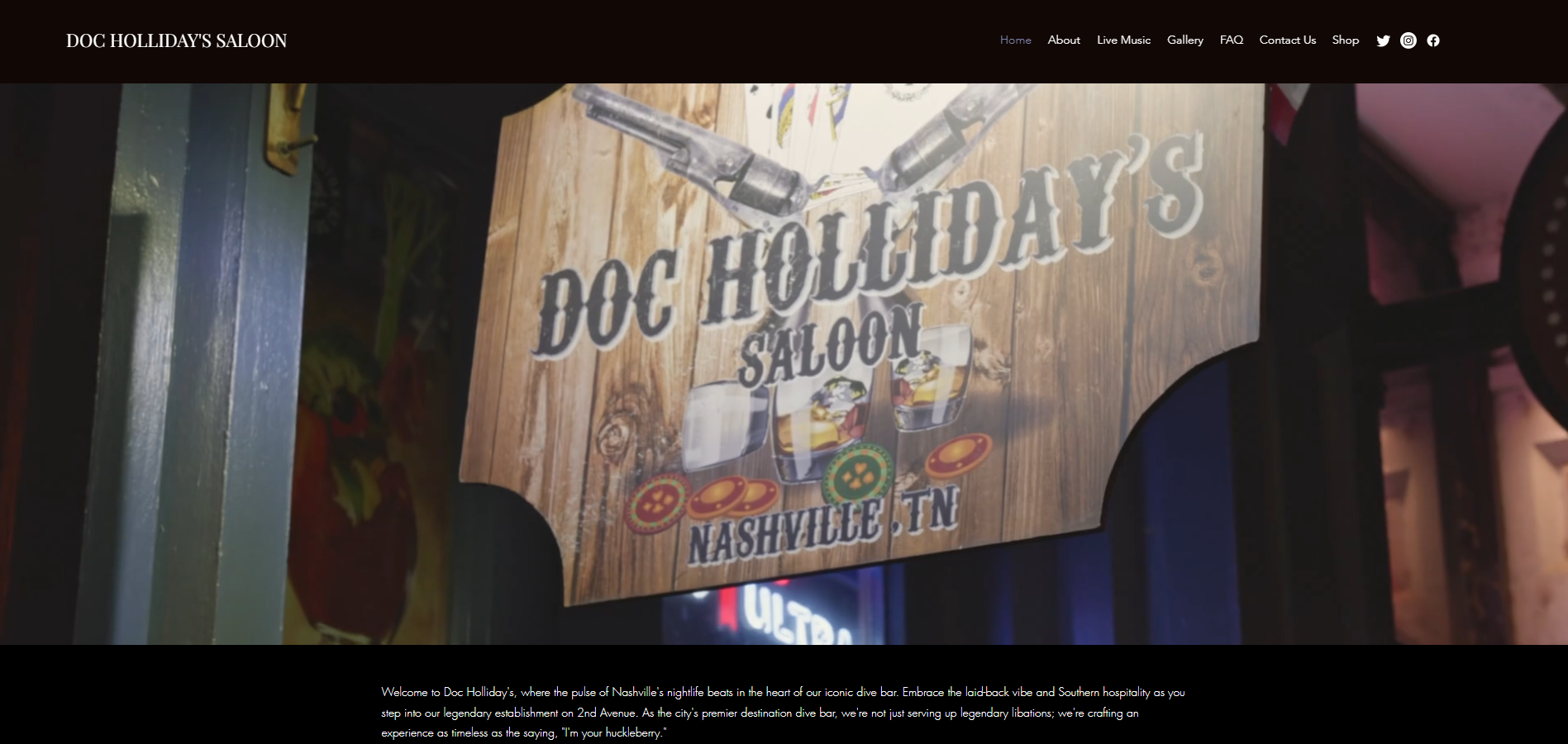 Doc Holliday's Saloon