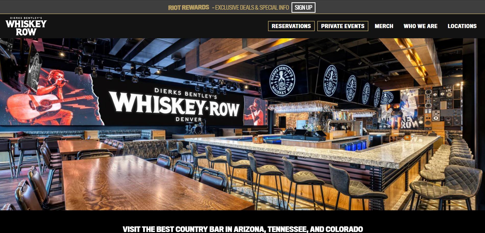 Dierks Bentley's Whiskey Row